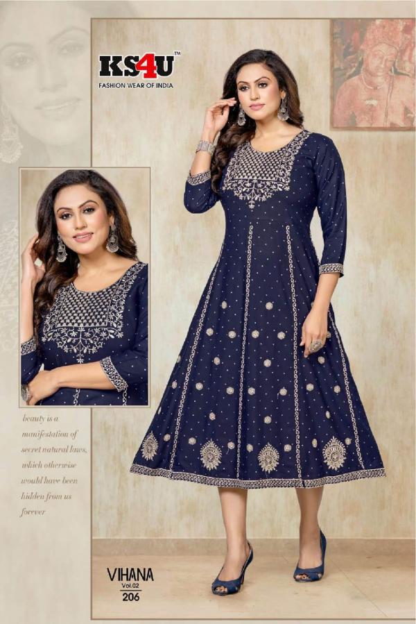 Ks4u Vihana Vol 2 Fancy Designer Exclusive Kurti Collecttion